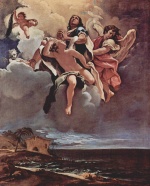 Sebastiano Ricci - Bilder Gemälde - Apotheose eines Heiligen