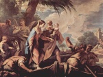 Sebastiano Ricci - Bilder Gemälde - Flucht nach Ägypthen