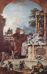 Sebastiano Ricci - Bilder Gemälde - Grabmal des Herzogs von Devonshire