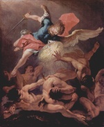 Sebastiano Ricci  - Peintures - Chute des anges rebelles