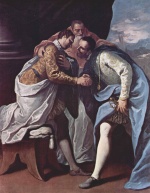 Sebastiano Ricci  - paintings - Treffen von Papst Paul III., Franz I. und Karl V.