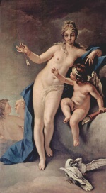 Sebastiano Ricci  - Peintures - Vénus et Amour