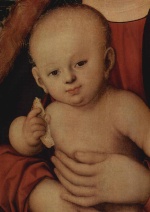 Lucas Cranach - Bilder Gemälde - Christuskind