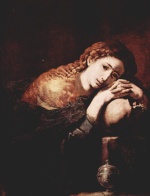 Jusepe de Ribera - Bilder Gemälde - Büßende Magdalena