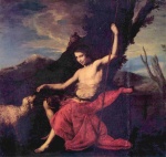 Jusepe de Ribera - Bilder Gemälde - Johannes der Täufer in der Wüste