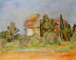 Paul Cezanne  - Bilder Gemälde - Taubenschlag bei Montbriant