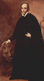 Jusepe de Ribera  - Bilder Gemälde - Portrait eines Jesuiten Missionars