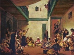 Eugene Delacroix - Bilder Gemälde - Jüdische Hochzeit in Marokko