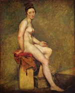 Eugene Delacroix - Bilder Gemälde - Mademoiselle Rose