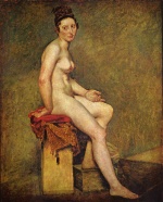 Eugene Delacroix - Peintures - Mademoiselle Rose