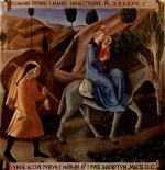 Fra Angelico - Bilder Gemälde - Flucht nach Ägypthen