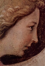 Fra Angelico - Bilder Gemälde - Gesicht des Verkündigungsengel