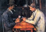 Paul Cezanne  - Bilder Gemälde - Zwei Kartenspieler
