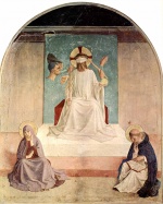 Fra Angelico  - Bilder Gemälde - Verspottung Christi
