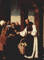 Francisco de Zurbaran - Bilder Gemälde - Barmherzigkeit des Fra Martin de Vizcaya