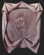 Francisco de Zurbaran - Bilder Gemälde - Das Heilige Antlitz (Schweisstuch Christi)