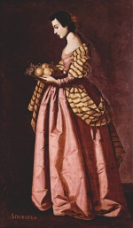 Francisco de Zurbaran - Peintures - St. Dorothée