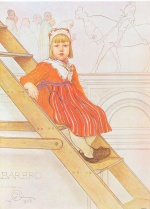 Carl Larsson - Peintures - Barbro