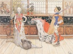 Carl Larsson - paintings - Die verzauberte Prinzessin