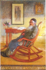 Carl Larsson  - Peintures - Mon père Olof Larsson