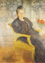 Carl Larsson  - Bilder Gemälde - Selma Lagerloef