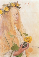 Carl Larsson  - Peintures - Suzanne