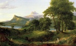 Thomas Cole - Peintures - Le cours de l'Empire (le stade d´Arcadie ou stade pastoral)