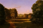 Thomas Cole - Bilder Gemälde - The Garden of the Van Rensselaer Manor House