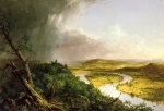 Thomas Cole  - Bilder Gemälde - The Oxbow