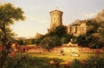 Thomas Cole  - Bilder Gemälde - The Past