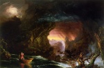 Thomas Cole  - Bilder Gemälde - The Voyage of Life (Manhood)