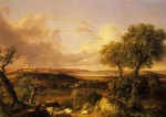 Thomas Cole  - Peintures - Vue de Boston