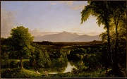 Thomas Cole  - Peintures - Vue sur le mont Catskill au début de l´automne