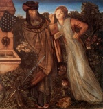 Edward Burne Jones - paintings - King Mark and La Belle Iseult