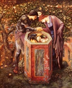 Edward Burne Jones - paintings - The Baleful Head