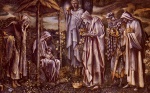 Edward Burne Jones  - Bilder Gemälde - Der stern von Bethlehem