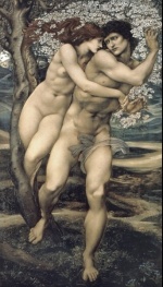 Edward Burne Jones  - Bilder Gemälde - Der Baum des Verzeihens (The Tree of Forgiveness)