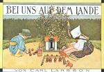 Carl Larsson  - Bilder Gemälde - Bei uns auf dem Lande