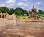 William Merritt Chase  - paintings - An Early Stroll in the Park