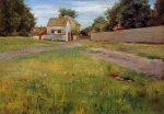 William Merritt Chase - Peintures - Paysage à Brooklyn