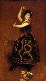 William Merritt Chase  - paintings - Carmencita