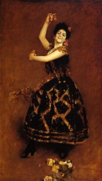 William Merritt Chase - Bilder Gemälde - Carmencita