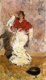 William Merritt Chase - Peintures - Danseuse