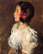 William Merritt Chase  - Bilder Gemälde - Dorothy