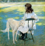 William Merritt Chase  - Bilder Gemälde - Gute Freunde