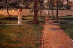 William Merritt Chase  - Bilder Gemälde - Navy Yard in Brooklyn