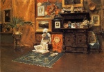 William Merritt Chase  - Peintures - Dans l´atelier