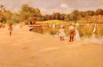 William Merritt Chase  - Peintures - Bateau miniatures