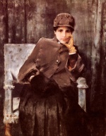 William Merritt Chase  - Bilder Gemälde - Meditation