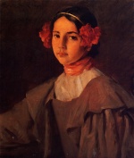 William Merritt Chase  - Bilder Gemälde - Meine Tochter Alice